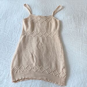 Hello Molly Cream Knit Dress